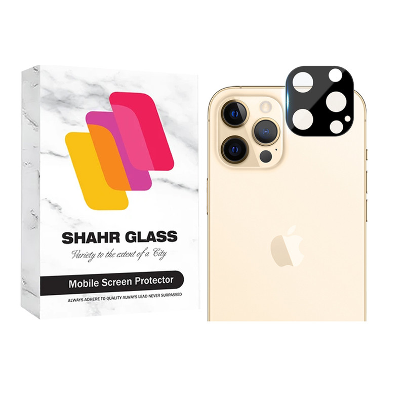 محافظ لنز دوربین شهر گلس مدل FULLENSS مناسب برای گوشی موبایل اپل iPhone 12 Pro