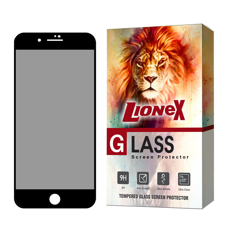 محافظ صفحه نمایش حریم شخصی لایونکس مدل FILPRVCLIN مناسب برای گوشی موبایل اپل iPhone 7 Plus / iPhone 8 Plus