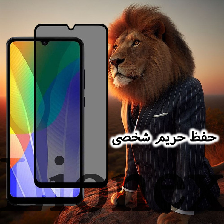 محافظ صفحه نمایش سرامیکی حریم شخصی لایونکس مدل SLPRICRLI مناسب برای گوشی موبایل اپل iPhone 13 mini