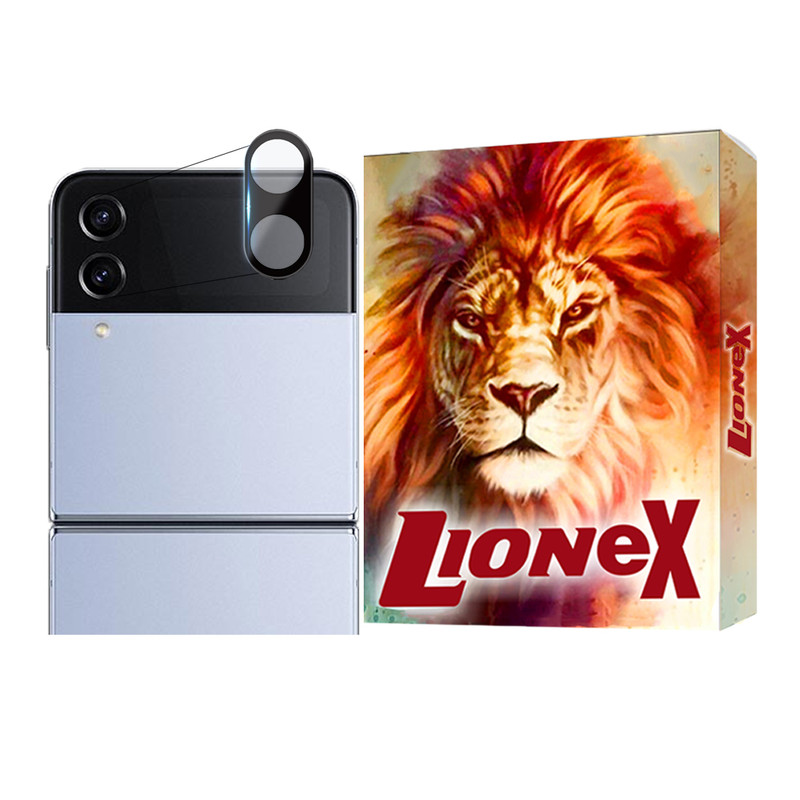 محافظ لنز دوربین لایونکس مدل FULLENSLمناسب برای گوشی موبایل سامسونگ Galaxy Z Flip4 5G