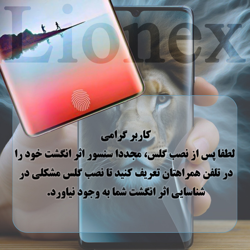 محافظ صفحه نمایش لایونکس مدل PRML مناسب برای گوشی موبایل سامسونگ Galaxy A15 4G / 5G