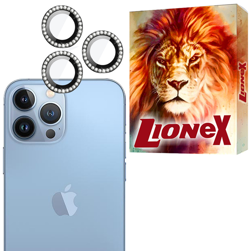 محافظ لنز دوربین شیشه‌ای لایونکس مدل NRIL20 مناسب برای گوشی موبایل اپل iPhone 13 Pro Max