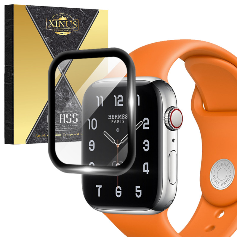 محافظ صفحه نمایش ژینوس مدل XWPM مناسب برای اپل واچ Watch SE 3 44mm