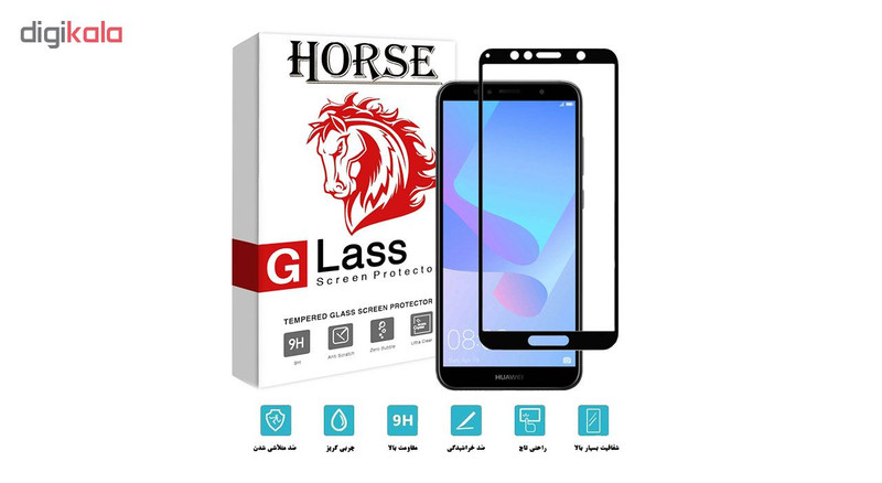 محافظ صفحه نمایش 5D هورس مدل FAG مناسب برای گوشی موبایل هوآوی Y6 2018 / Y6 Prime 2018