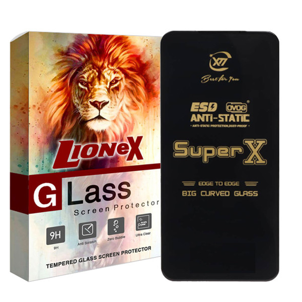محافظ صفحه نمایش لایونکس مدل  SUPERGOLDL مناسب برای گوشی موبایل شیائومی  Poco X5 Pro 5G