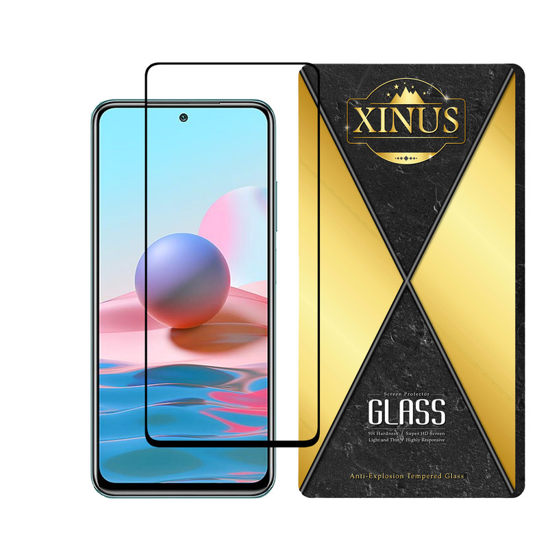 محافظ صفحه نمایش ژینوس مدل FULPLUSX مناسب برای گوشی موبایل شیائومی Redmi Note 10
