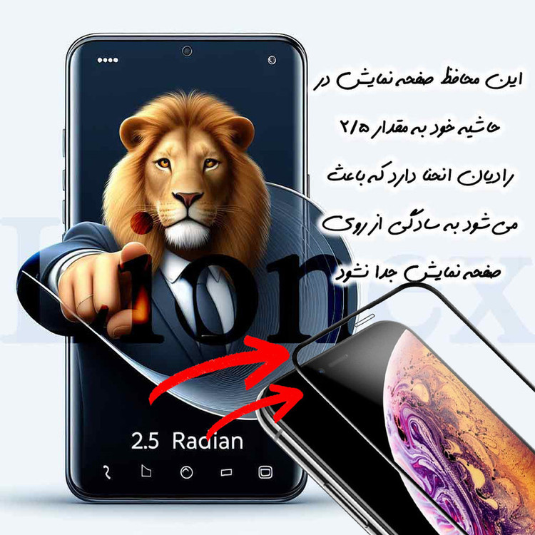 محافظ صفحه نمایش لایونکس مدل ANTTL مناسب برای گوشی موبایل اپل iPhone 13 Pro
