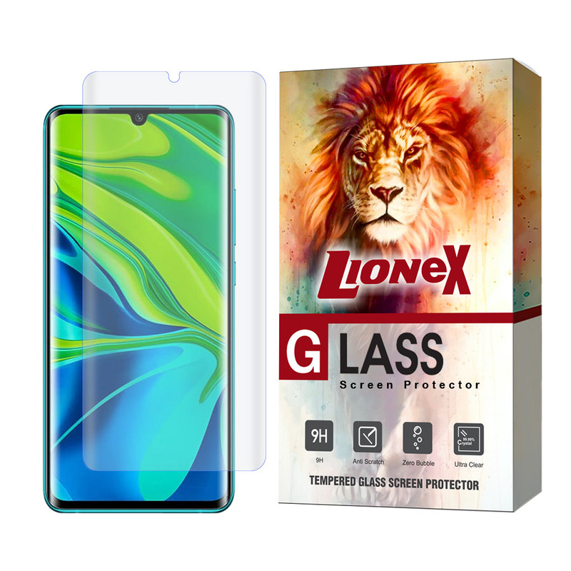 محافظ صفحه نمایش یووی لایونکس مدل UVLIGHTL مناسب برای گوشی موبایل شیائومی Mi Note 10 Lite