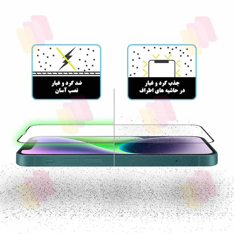 محافظ صفحه نمایش آنتی استاتیک شهر گلس مدل ANTIDUSTSHNW مناسب برای گوشی موبایل شیائومی Redmi A2 Plus