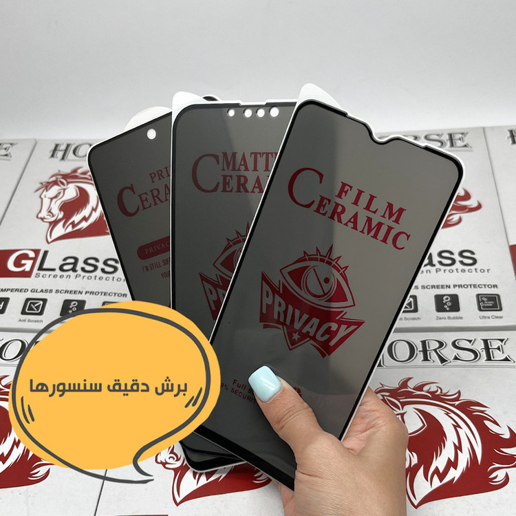 محافظ صفحه نمایش حریم شخصی هورس مدل SLPRICRHO مناسب برای گوشی موبایل اپل iPhone 11 Pro / XS / X