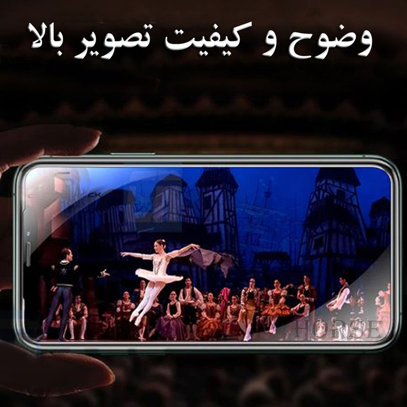 محافظ صفحه نمایش هورس مدل AIRH مناسب برای گوشی موبایل اپل iPhone SE 2022