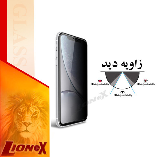 محافظ صفحه نمایش حریم شخصی لایونکس مدل PFLI مناسب برای گوشی موبایل سامسونگ Galaxy A12 Nacho