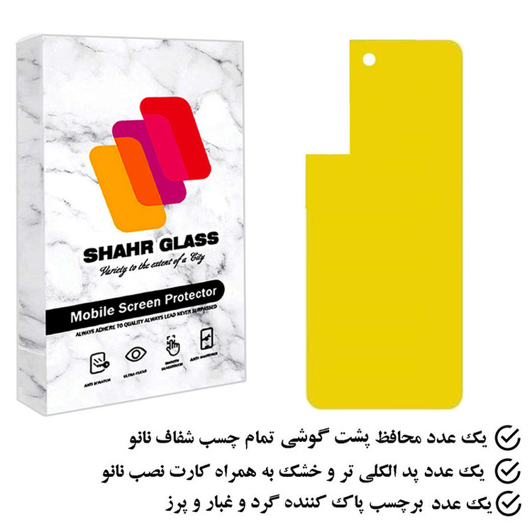 محافظ پشت گوشی نانو شهر گلس مدل TPBSR مناسب برای گوشی موبایل سامسونگ Galaxy S21 FE 5G