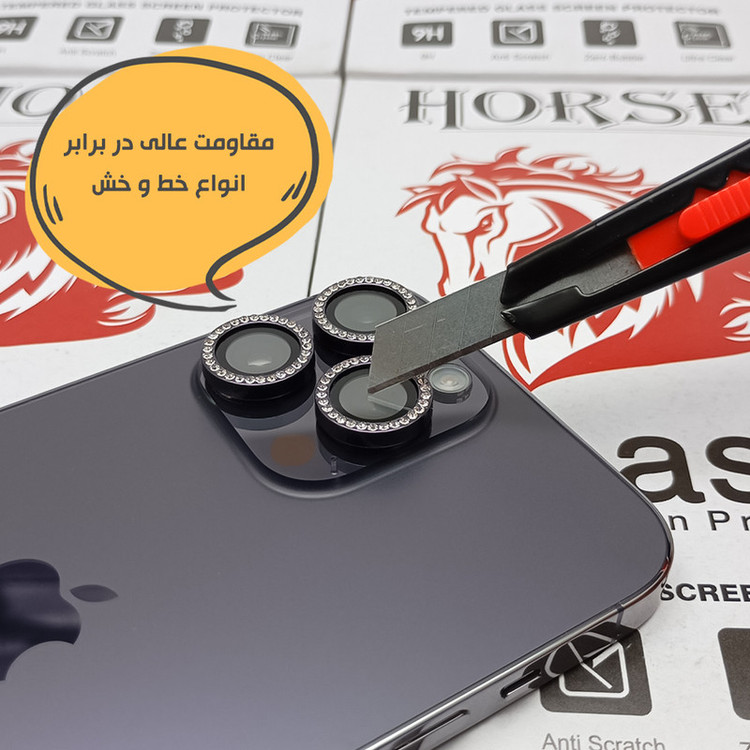 محافظ لنز دوربین هورس مدل NEGLEH مناسب برای گوشی موبایل شیائومی Poco X6 5G