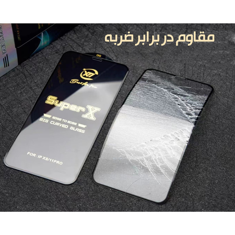 محافظ صفحه نمایش شهر گلس مدل SUPERS مناسب برای گوشی موبایل شیائومی Redmi Note 12 Pro 4G