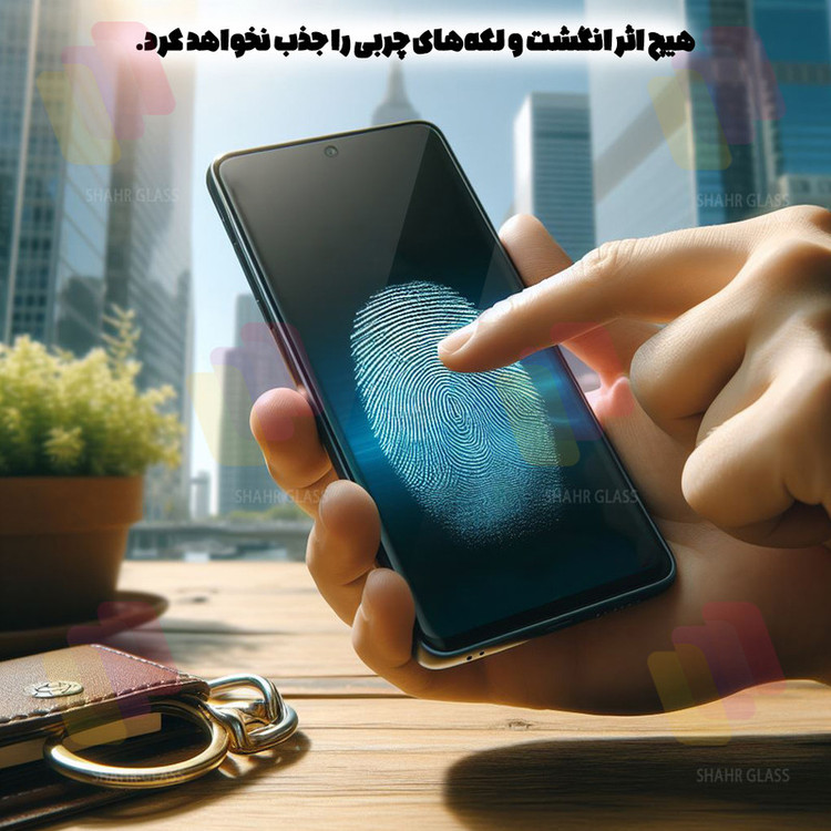 محافظ صفحه نمایش شهر گلس مدل AIRNABKSH مناسب برای گوشی موبایل موتورولا Moto G23 به همراه محافظ پشت گوشی