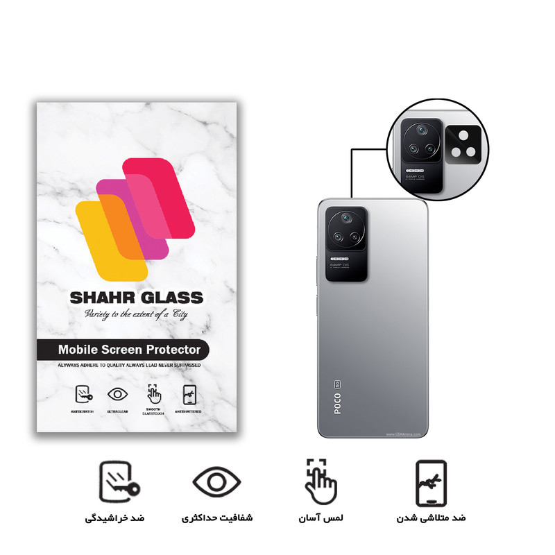 محافظ لنز دوربین شهر گلس مدل LFUL مناسب برای گوشی موبایل شیائومی Redmi K50 Pro