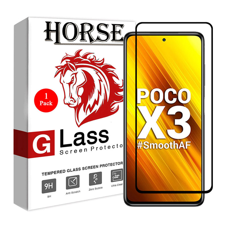 محافظ صفحه نمایش 5D هورس مدل FAG مناسب برای گوشی موبایل شیائومی Poco X3