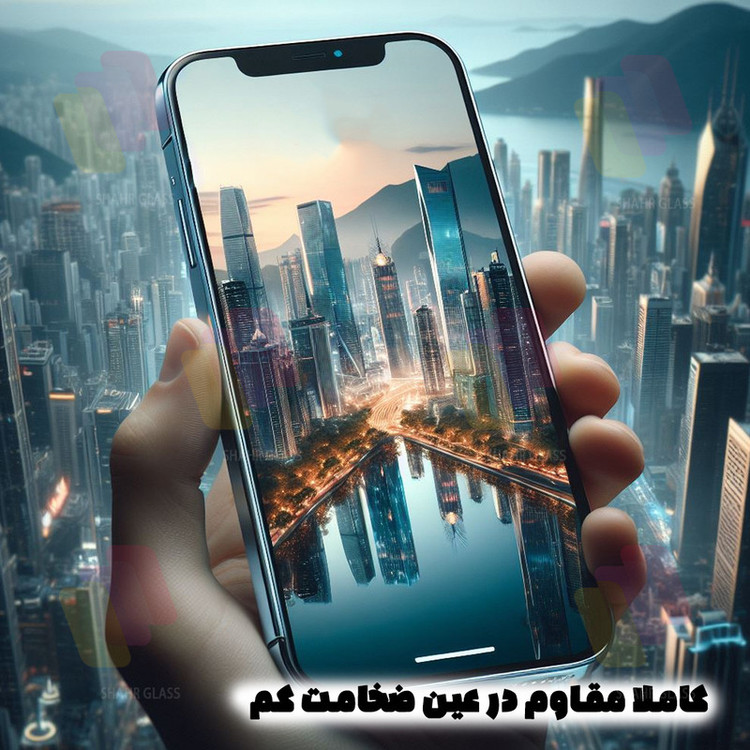 محافظ صفحه نمایش سرامیک شفاف شهر گلس مدل CERAMINANOSH مناسب برای گوشی موبایل سامسونگ Galaxy A34 5G به همراه محافظ پشت گوشی