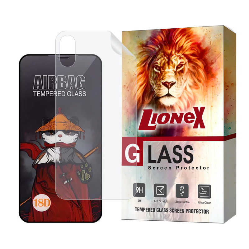محافظ صفحه نمایش لایونکس مدل AIRNABKLI مناسب برای گوشی موبایل اپل iPhone Xs /X به همراه محافظ پشت گوشی