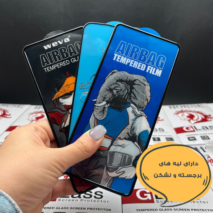 محافظ صفحه نمایش هورس مدل AIRNABKHO مناسب برای گوشی موبایل شیائومی Redmi Note 8 / Redmi Note 8 2021 به همراه محافظ پشت گوشی هیدروژل