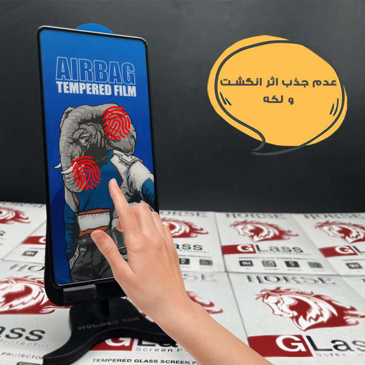 محافظ صفحه نمایش هورس مدل AIRNABKHO مناسب برای گوشی موبایل سامسونگ Galaxy A32 4G به همراه محافظ پشت گوشی هیدروژل