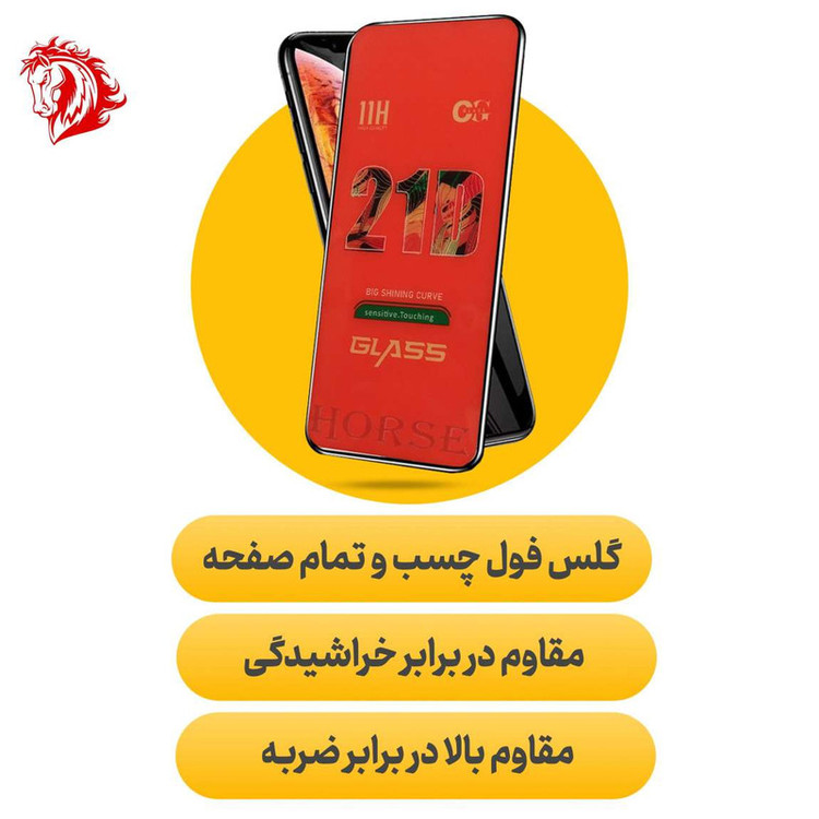 محافظ صفحه نمایش هورس مدل FULGPLUS مناسب برای گوشی موبایل شیائومی Redmi K60 Ultra