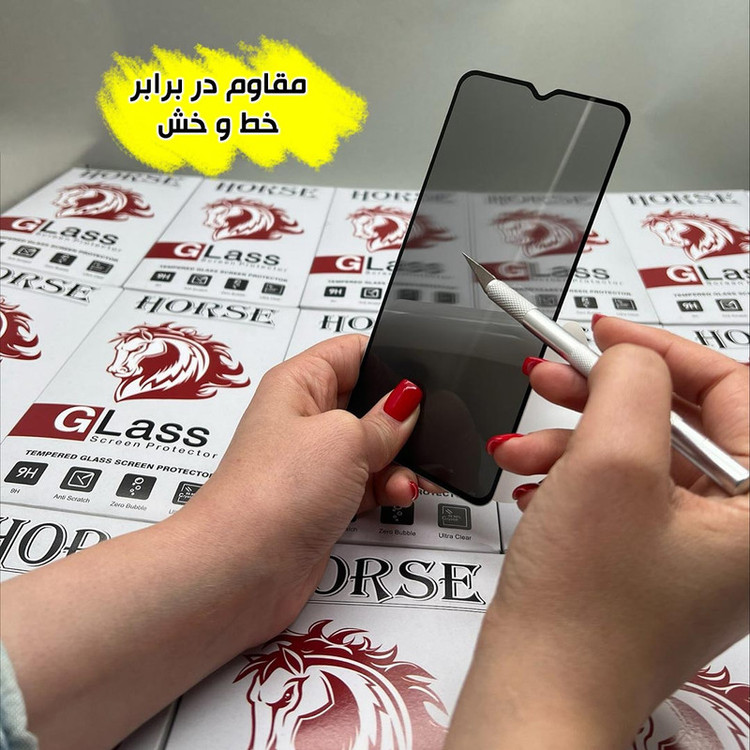 محافظ صفحه نمایش حریم شخصی هورس مدل FHLPRVCHRN مناسب برای گوشی موبایل موتورولا Moto E32s