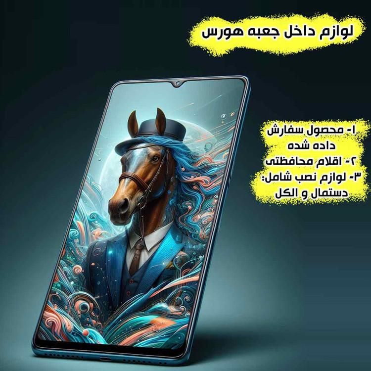 محافظ صفحه نمایش آنتی استاتیک هورس مدل ANTIDUSTHNW مناسب برای گوشی موبایل شیائومی Poco C31