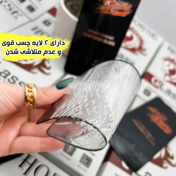محافظ صفحه نمایش آنتی استاتیک هورس مدل ANTIDUSTHNW مناسب برای گوشی موبایل اپل iPhone 15
