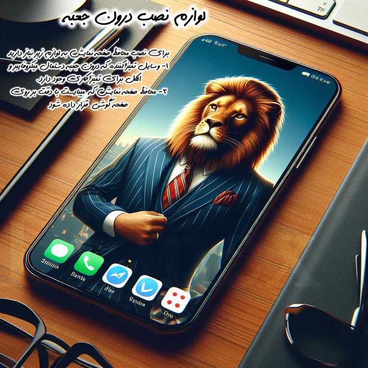 محافظ صفحه نمایش لایونکس مدل SUPL20 مناسب برای گوشی موبایل اپل iPhone 15 Pro Max