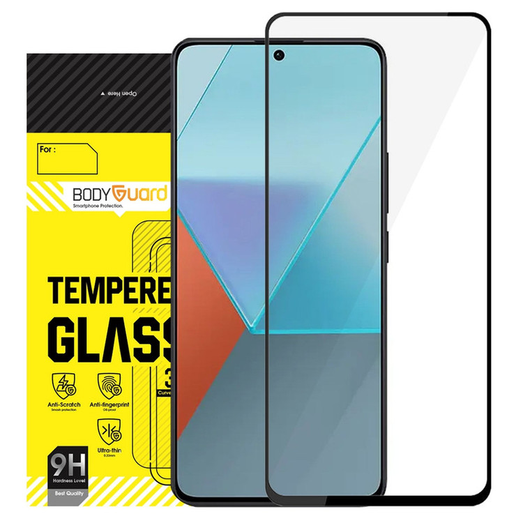 محافظ صفحه نمایش شیشه ای بادیگارد مدل FX مناسب برای گوشی موبایل شیائومی Redmi Note 13 Pro
