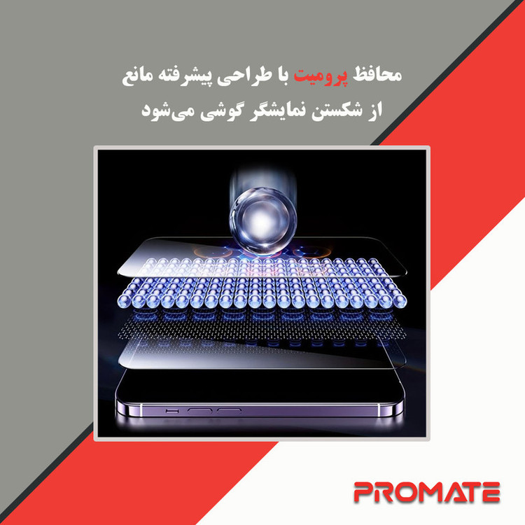 محافظ صفحه نمایش آنتی بلو پرومیت مدل Resistant مناسب برای گوشی موبایل شیائومی Redmi Note 13 Pro Plus