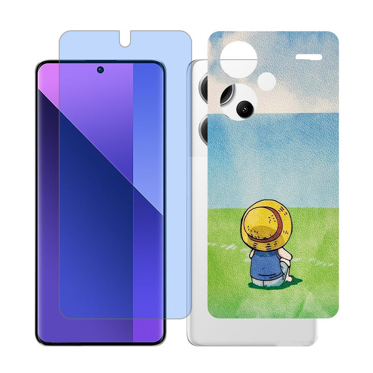 محافظ صفحه نمایش آنتی بلو گلس مدل Together مناسب برای گوشی موبایل شیائومی Redmi Note 13 Pro Plus به همراه برچسب پوششی