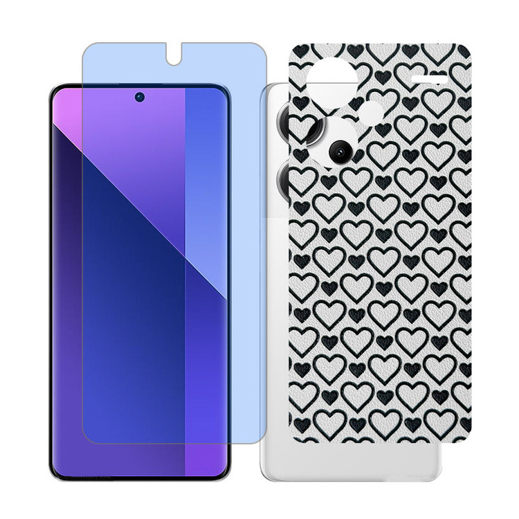 محافظ صفحه نمایش آنتی بلو گلس مدل Together مناسب برای گوشی موبایل شیائومی Redmi Note 13 Pro Plus به همراه برچسب پوششی
