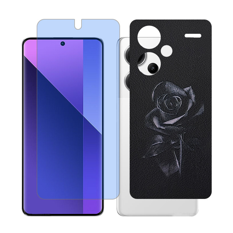محافظ صفحه نمایش آنتی بلو گلس مدل Together مناسب برای گوشی موبایل شیائومی Redmi Note 13 Pro Plus به همراه برچسب پوششی