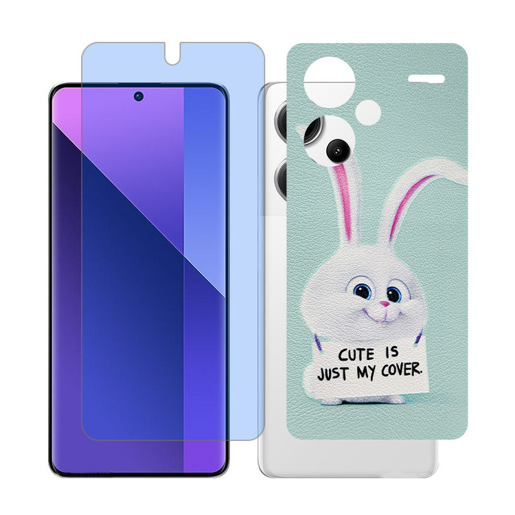 محافظ صفحه نمایش آنتی بلو گلس مدل Together مناسب برای گوشی موبایل شیائومی Redmi Note 13 Pro Plus به همراه برچسب پوششی