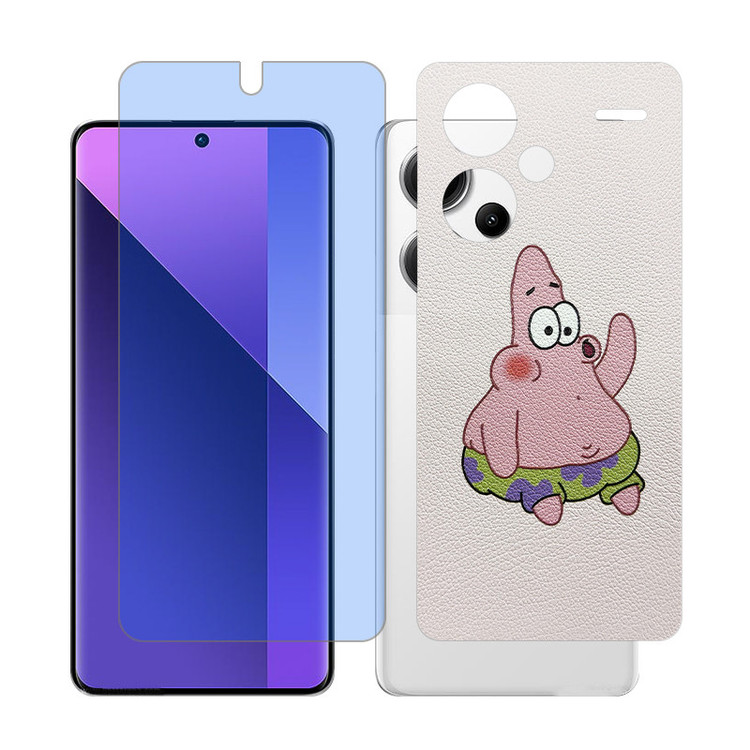 محافظ صفحه نمایش آنتی بلو گلس مدل Together مناسب برای گوشی موبایل شیائومی Redmi Note 13 Pro Plus به همراه برچسب پوششی