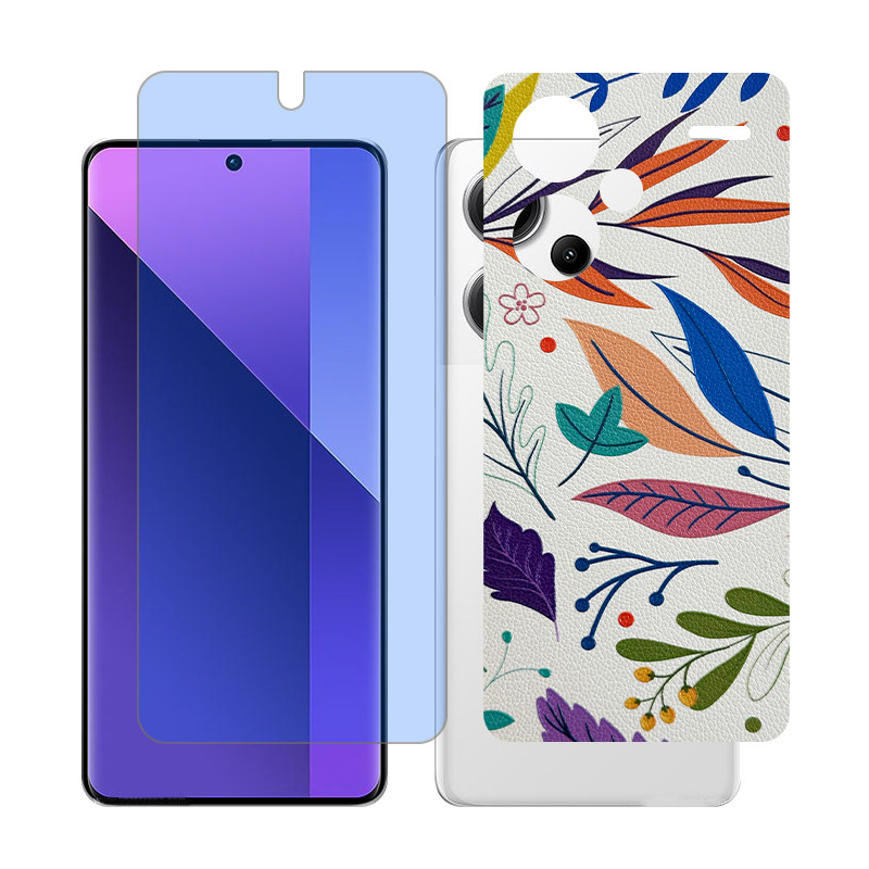 محافظ صفحه نمایش آنتی بلو گلس مدل Together مناسب برای گوشی موبایل شیائومی Redmi Note 13 Pro Plus به همراه برچسب پوششی