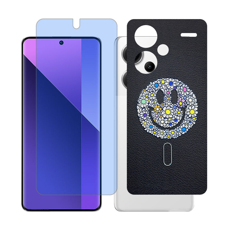 محافظ صفحه نمایش آنتی بلو گلس مدل Together مناسب برای گوشی موبایل شیائومی Redmi Note 13 Pro Plus به همراه برچسب پوششی