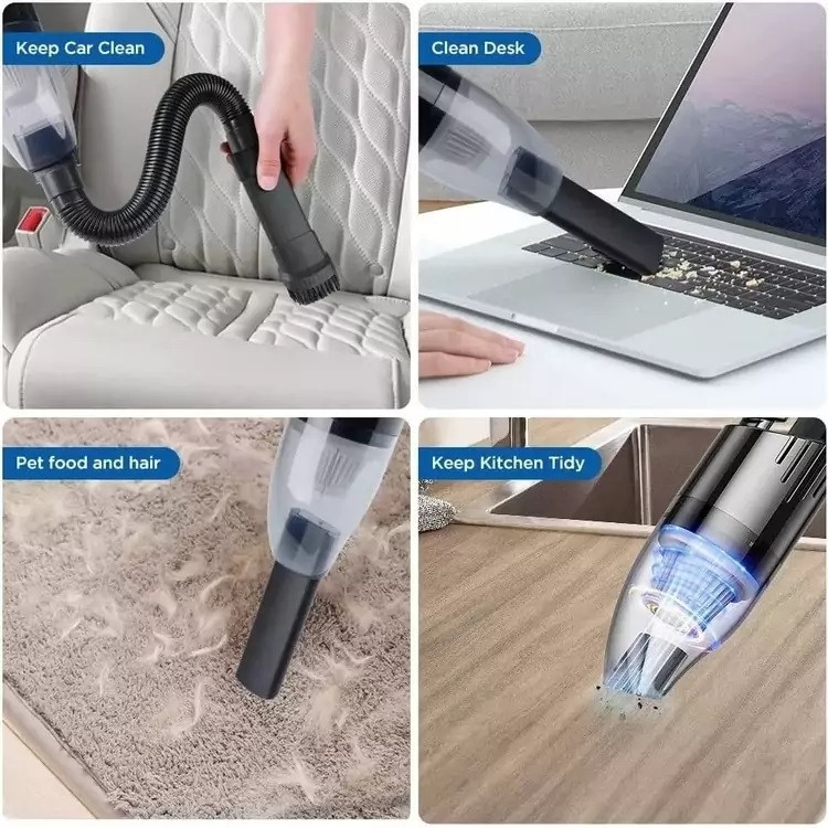جارو شارژی دستی و خودرویی مدل JB-109 ارجینال گارانتی دار
