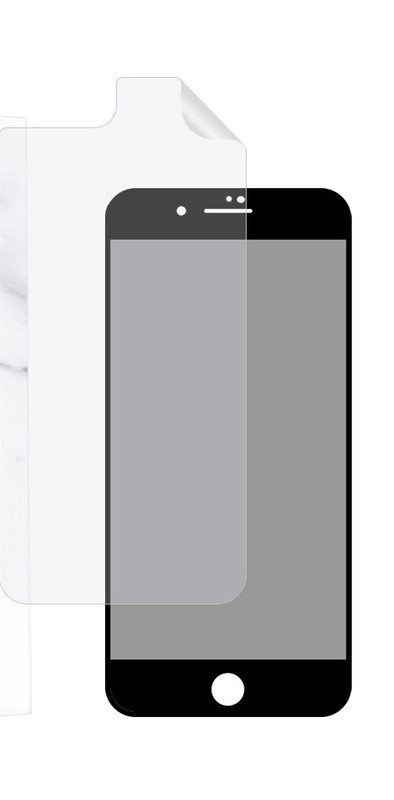 محافظ صفحه نمایش حریم شخصی شهر گلس مدل FULLPRIVNANOSH مناسب برای گوشی موبایل اپل iPhone 7 Plus / 8 Plus به همراه محافظ پشت گوشی