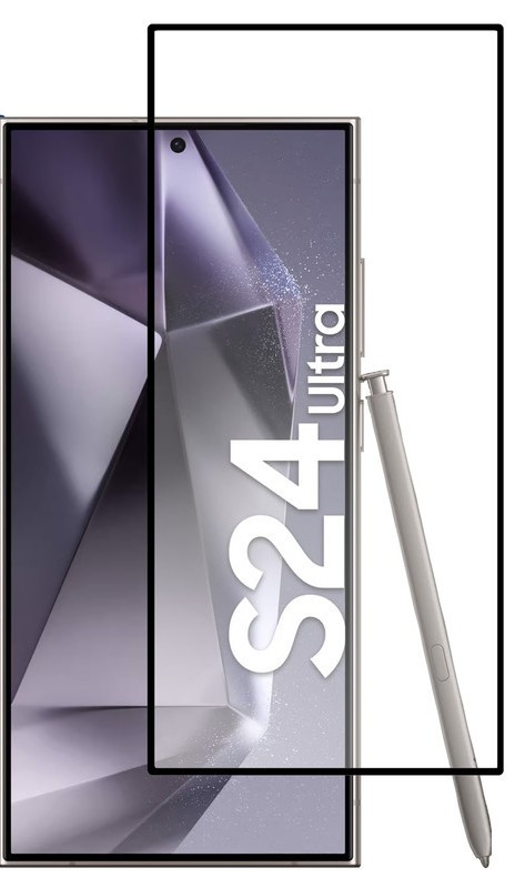 محافظ صفحه نمایش سامورایی مدل ovglass مناسب برای گوشی موبایل سامسونگ Galaxy S24 Ultra