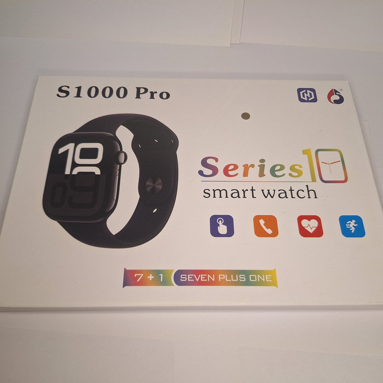 ساعت هوشمند سری10 44 میلیمتری مدل S1000 با7 بند سیلیکونی اورجینال