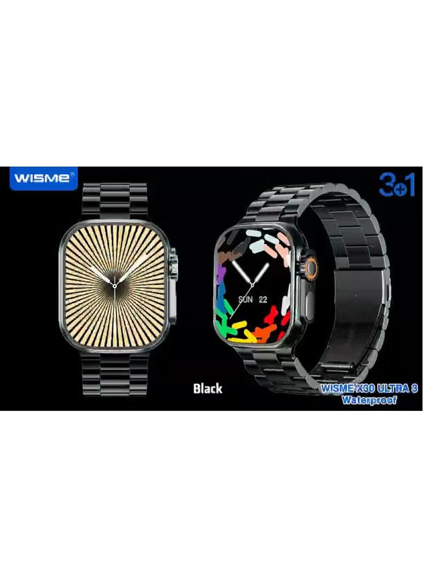 ساعت هوشمند ویسمی مدل X30 ULTRA3 ضدآب اورجینال 12 ماه