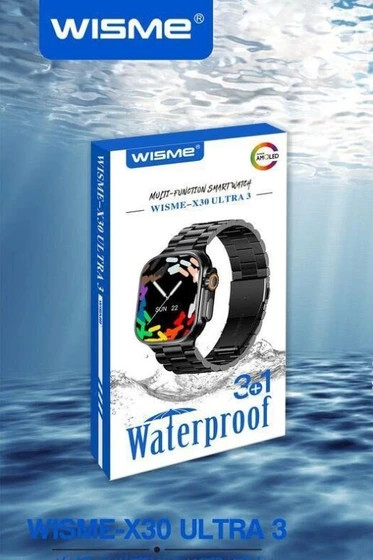 ساعت هوشمند ویسمی مدل X30 ULTRA3 ضدآب اورجینال 12 ماه