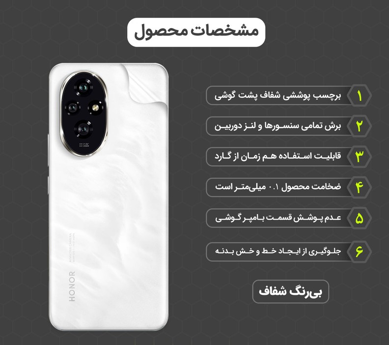 محافظ صفحه نمایش مولتی نانو هیدرژل مدل X-S1N مناسب برای گوشی موبایل ال جی G6