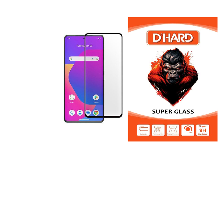 محافظ صفحه نمایش شیشه D`HARD مدل LKK Full مناسب برای گوشی موبایل داریا Bond 5G UAE edition