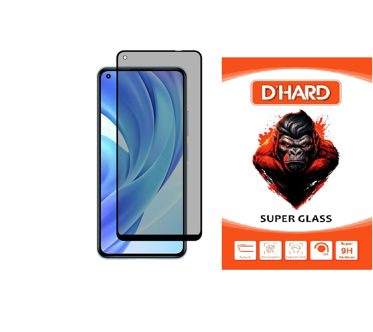 محافظ صفحه نمایش حریم شخصی D`HARDمدل PRV مناسب برای گوشی موبایل شیائومی Mi 11 Lite