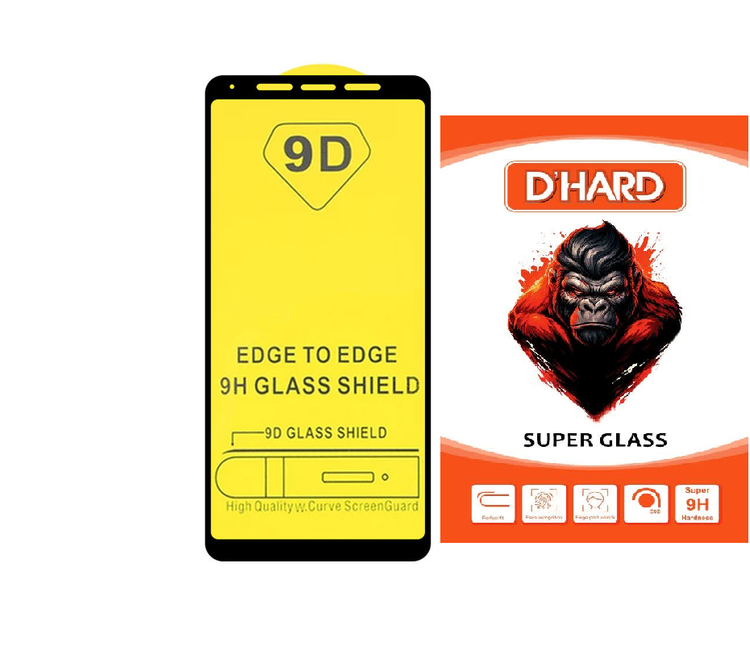 محافظ صفحه نمایشD`HARD مدل FULLGS مناسب برای گوشی موبایل سامسونگ Galaxy A9 2018